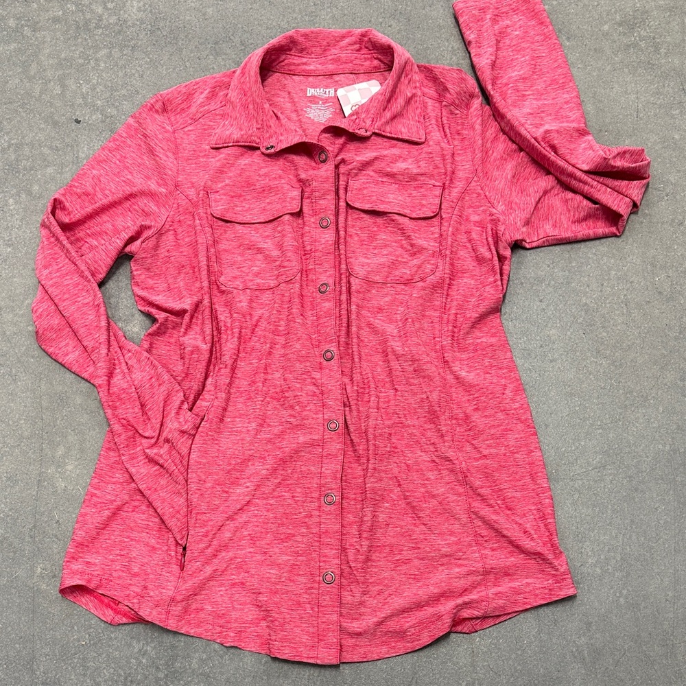 Pink Button-Up Shirt